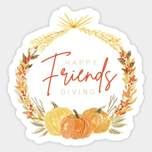 Happy Friendsgiving Sticker